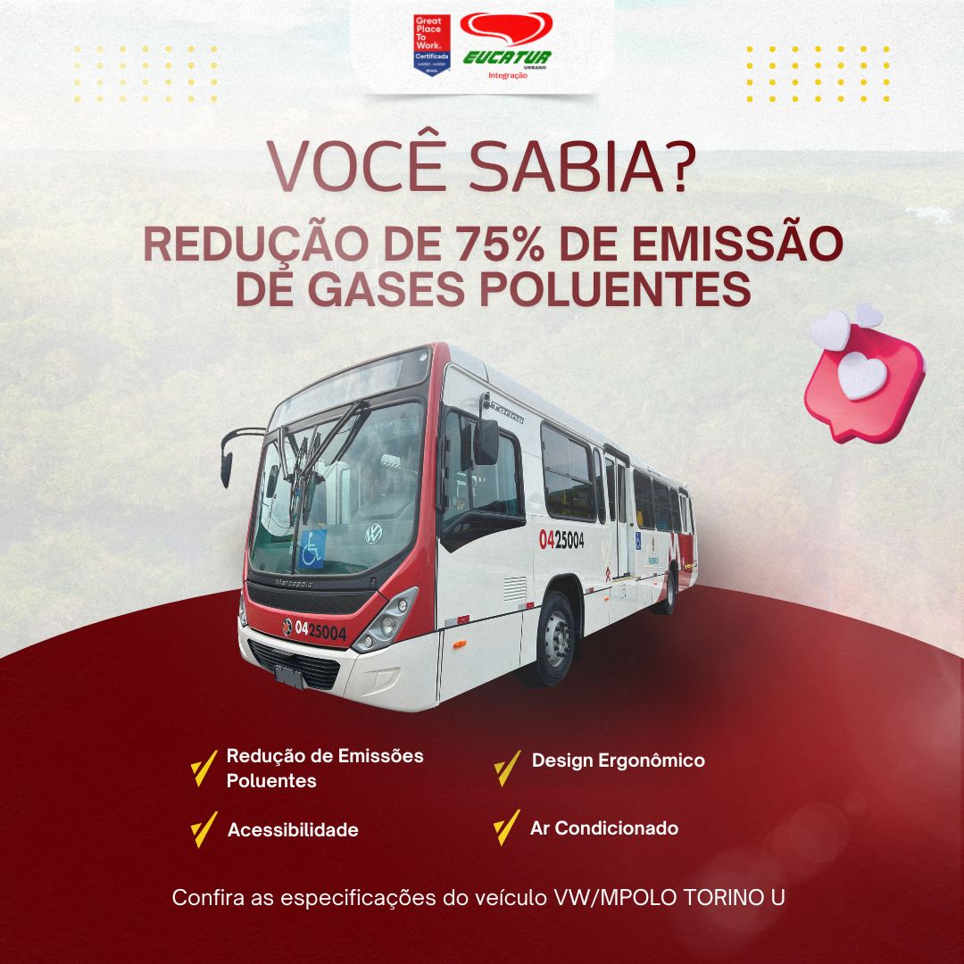 Novos ônibus acessíveis